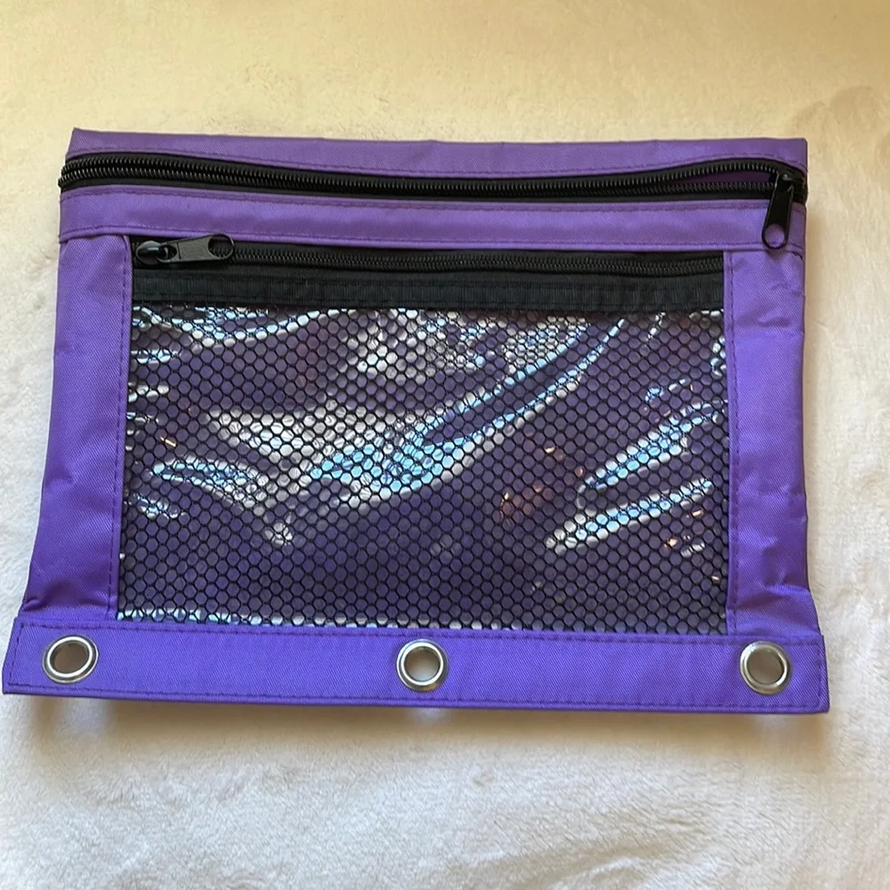 Binder pencil bag